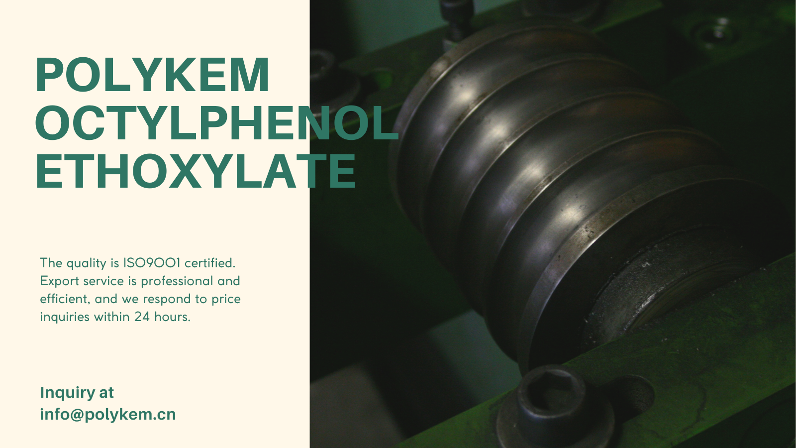 Opeo တစ် solute သို့မဟုတ်အရည်ပျော်ပစ္စည်းလား? Polykem ၏ octhenol ethoxylate ၏ဝိသေသလက္ခဏာများနှင့် applications