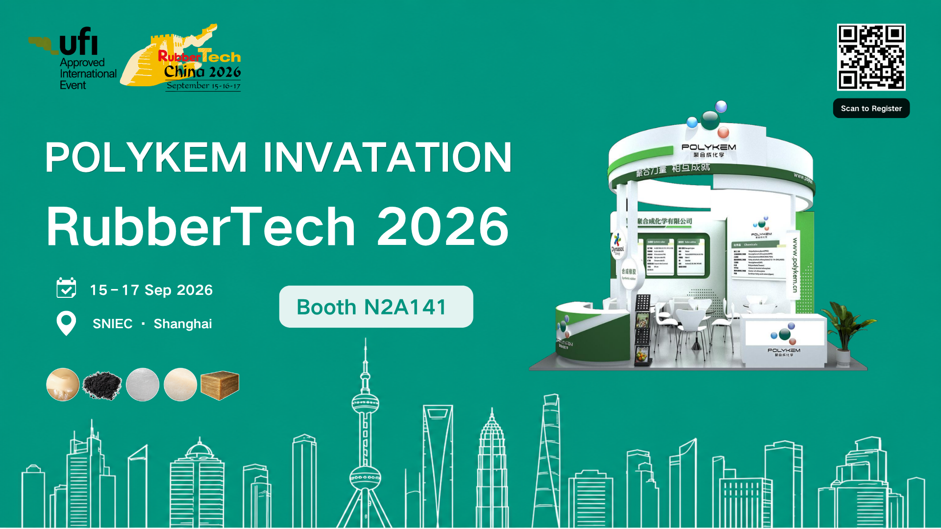 ရှန်ဟိုင်းရှိ RubberTech China 2026 တွင် Polykem နှင့်တွေ့ဆုံပါ။